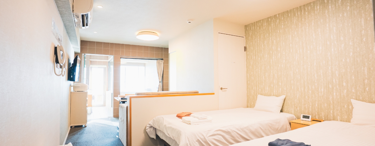 半露天風呂付きオーシャンビュールーム(洋室)